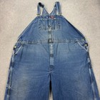 Dickies Latzhose Erwachsene 58x16 blau Latzhose Denim Workwear Cut Offs Herren*
