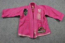 Hayabusa Kimono Jacket Youth 4 Pink Gold Weave BJJ Gi Top Dream Jiu Jitsu