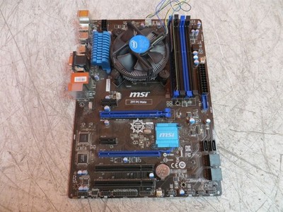 MSI Z97 PC MATE ATX Motherboard Intel i5-4430 3GHz 8GB w/ Heatsink No I/O