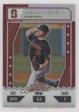 2021 Panini Elite Extra Edition College Tickets Optic Holo Brendan Beck 0lt3