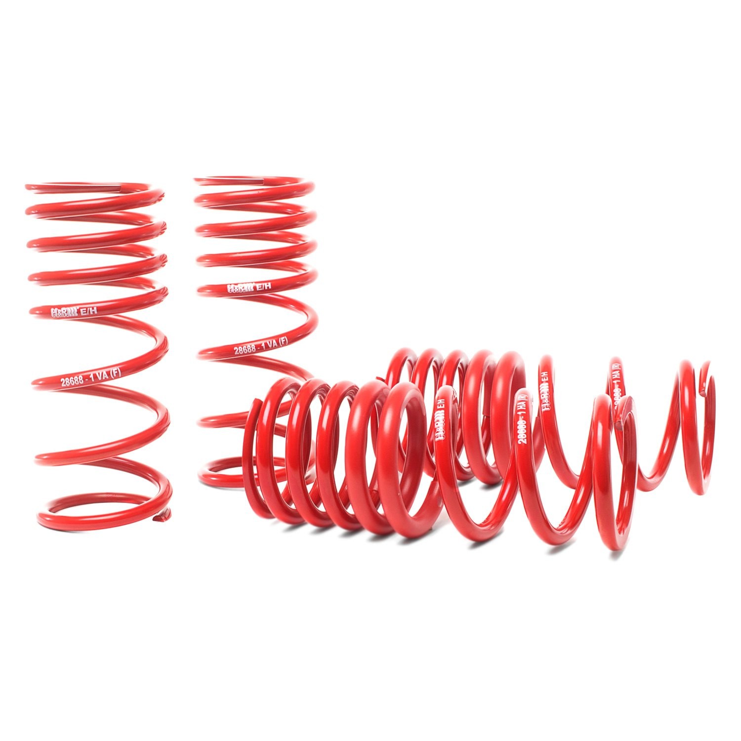 For Ferrari 488 GTB 16-19 1.2" x 1.2" Sport Front & Rear Lowering Coil Springs
