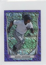 2014 Bowman Purple 86/99 Micah Johnson #BM-CWS3 1j6