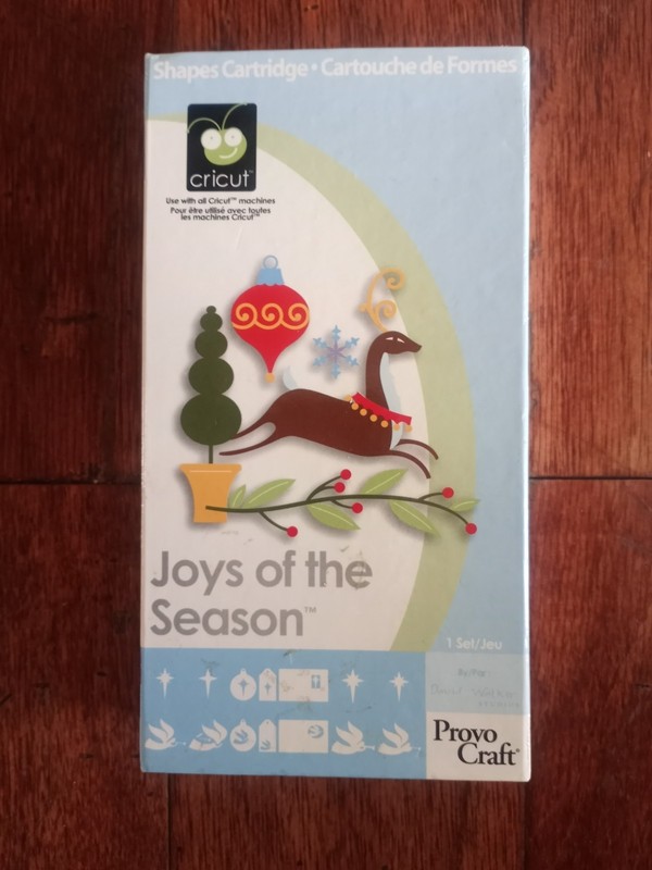 cricut cartridge "Joys of the Season"