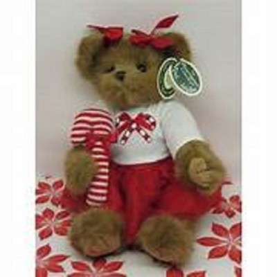 14'' CONNIE CANDYCANE *Bearington Teddy Bear*CANDY CANE*Christmas*NWT*