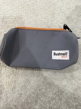 Bushnell Golf Rangefinder Carrying Case Gray Orange Zipper Pouch
