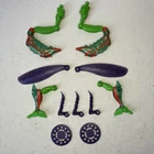 VTG Transformers Beast Wars Manterror 1996 Deluxe Action Figure Parts & Pieces