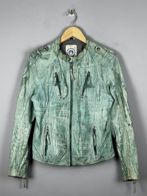 Vintage Avant Garde Leather Jacket Indie Sleaze Size S