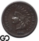 1872 Indian Head Cent Penny, Semi-Key Date, Very Fine