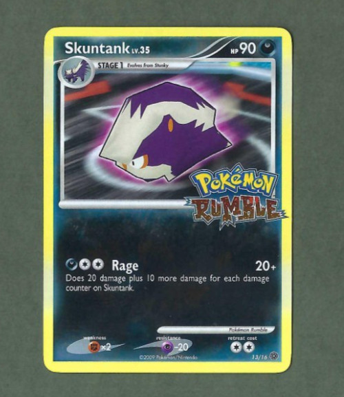 2009 Pokemon TCG Pokemon Rumble #13/16 Skuntank