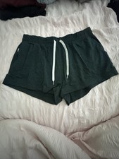 Vuori Womens dark green athletic shorts size ...