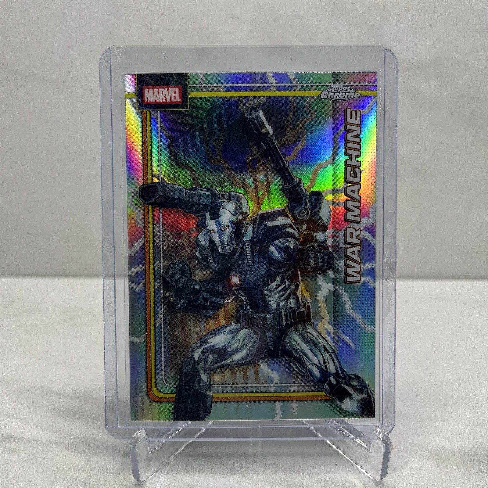 War Machine #193 Lightning Refractor Marvel 2026 Topps Chrome