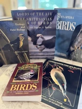 Bird & Wildlife Books | Lot of 5 | illustrated Guides | Smithsonian, field, ....