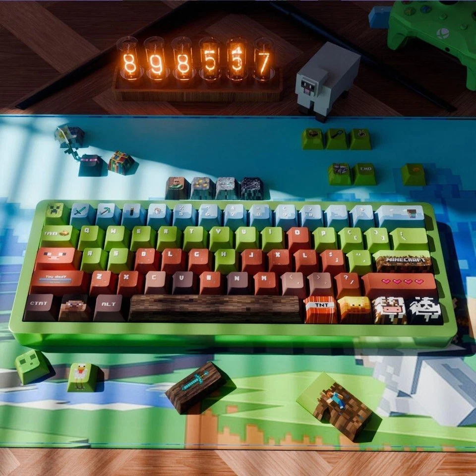 Game Minecraft Pixel Keycap Set of 139 PCS - Image 4 of 4