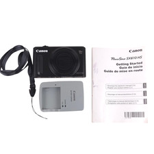Canon PowerShot SX610 HS Digital Camera 18x Zoom Black w/ Charger
