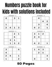 Numbers puzzle book for kids with solutions included: Numbers puzzle book for ki