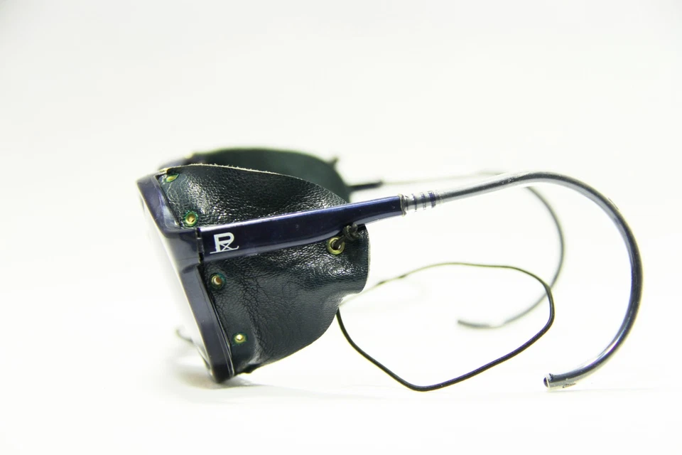 500 $ Vuarnet 028 Gafas de sol Azul Glaciar PX5000 Marrón Oscuro Lente Cable Gancho Brazos Foto 3 de 4