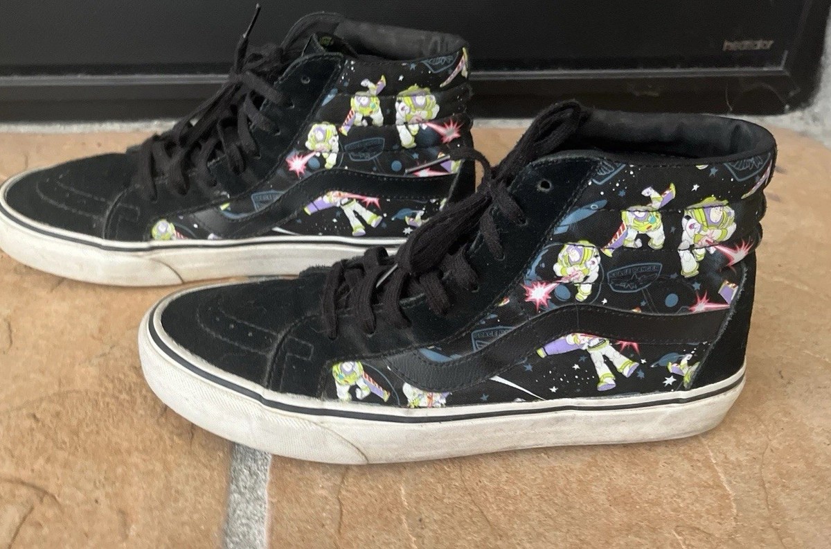 Vans x Disney SK8 Hi Top Mens Women’s 11 Tennis Shoes Pixar Toy Story