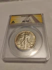 1946 s walking liberty half dollar A U 50