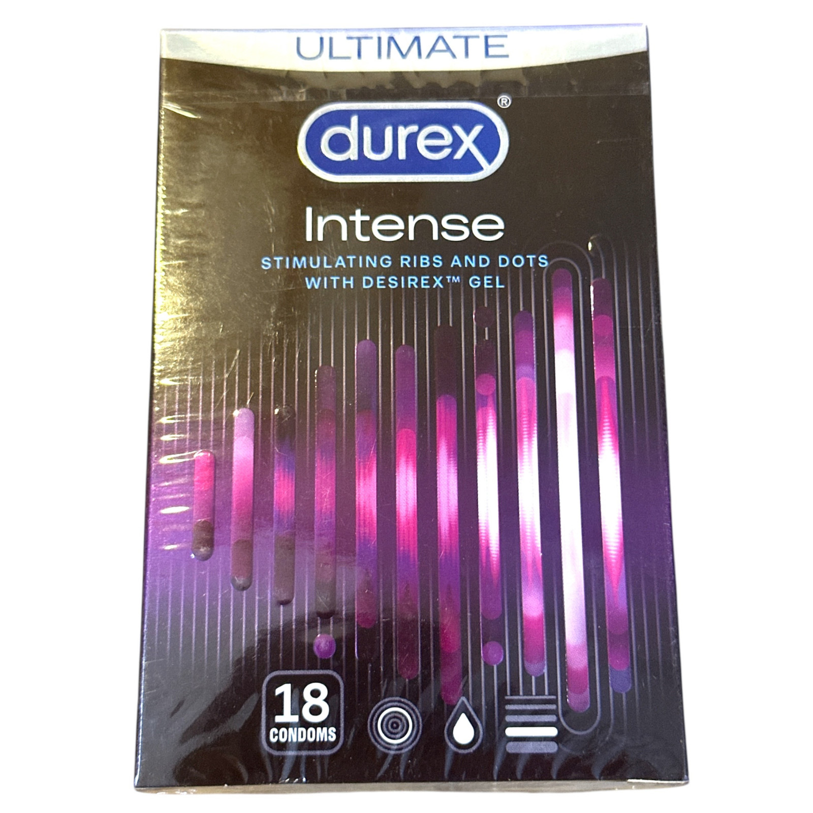 Durex Intense Stimulating Ribs and Dots 18 condoms