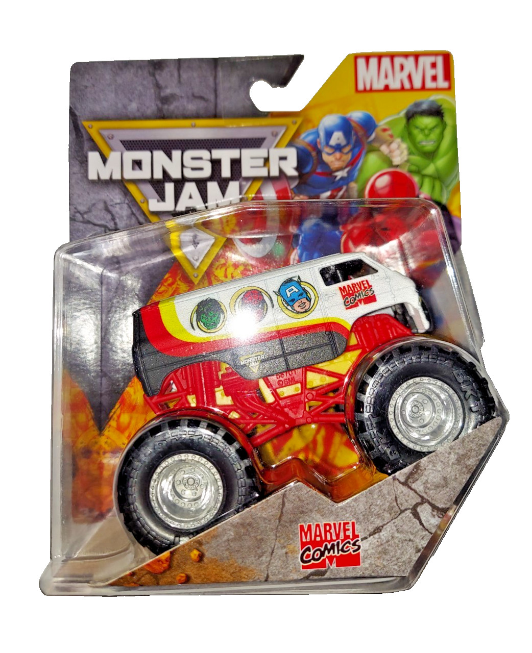 SPIN MASTER 2025 MONSTER JAM Marvel Comics Van New