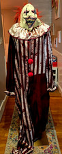 Spirit Halloween Full Body Bloody Clown Costume Set w/ Mask  Gloves Size L