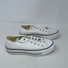 Converse Chuck Taylor All Star Lift Platform White/Black Women s 8