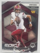 Jayden Daniels 2025 Panini Mosaic Football Epic Performers Insert #20 Commanders