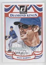 2014 Panini Donruss Diamond Kings Press Proof Silver 18/199 Matt Harvey #218 0f8