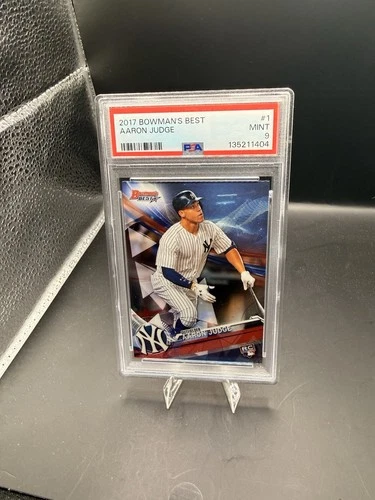 2017 Bowman's Best Aaron Judge #1 (RC) NY Yankees PSA 9