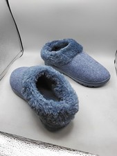 Muk Luks Women's Nony Ann Cozy Slippers S5-6 Dark Blue Heather A179