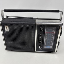 General Electric 7-2870A AM/FM Weather Radio Battery Electric Plug-in READ