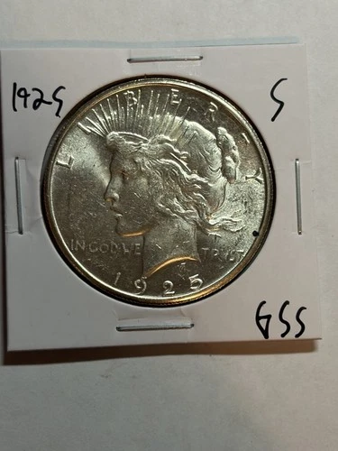 1925-S Peace Silver Dollar BU UNC Tougher Date
