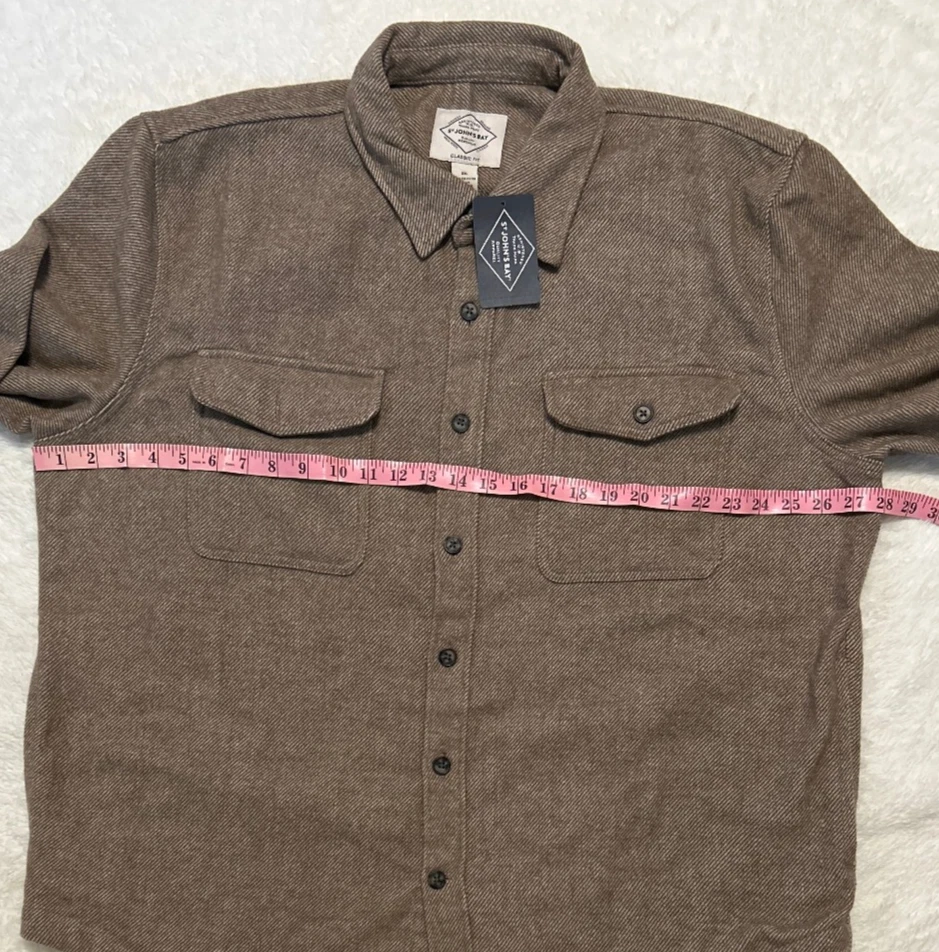 NWT St. John's Bay Twill Mens Midweight Shirt Jacket Size XXL - Image 3 of 4