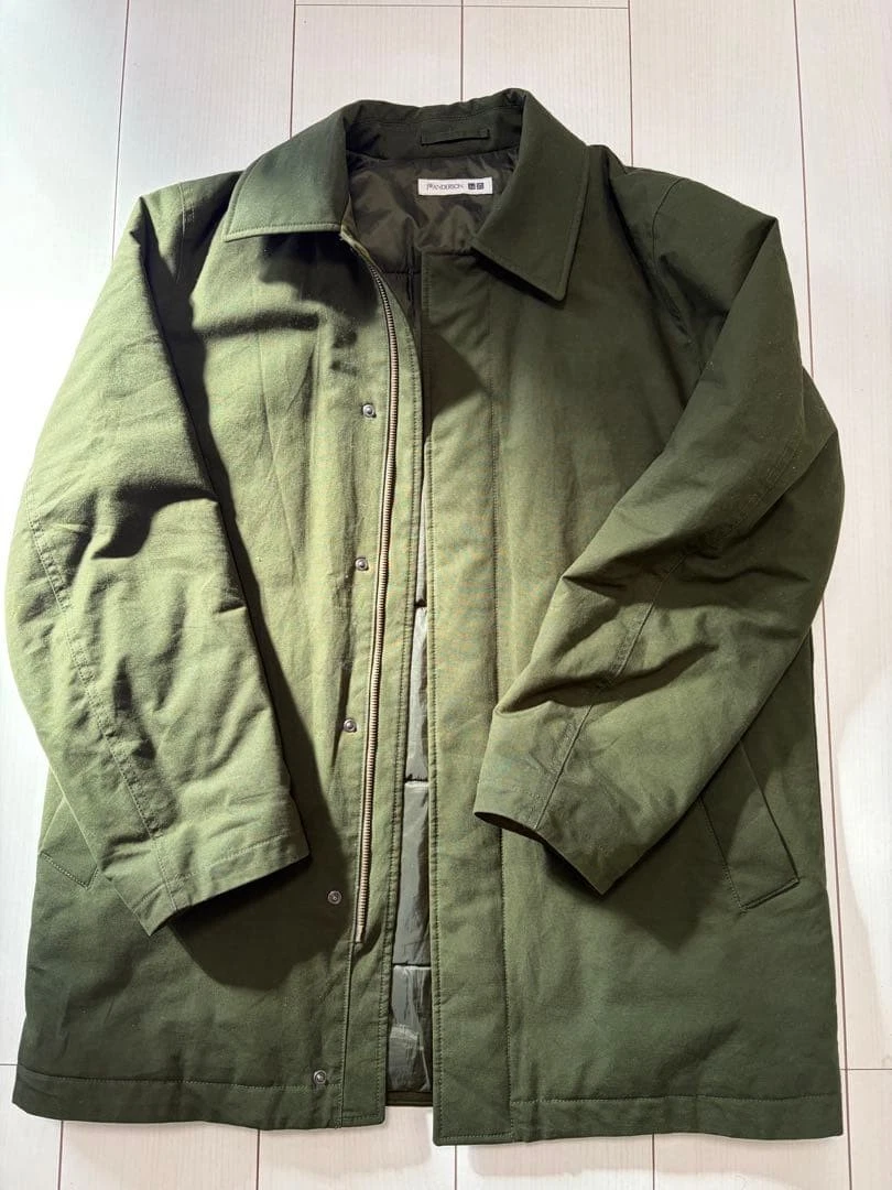 Uniqlo Padded Half Coat Jacket Warm Winter Outerwear Mens Womens
