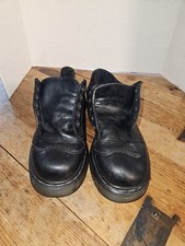 Vtg Y2K Dr. Martens Air Wair 8651 Black Oxford 5 Eyelet Lace Up Men 7 Women 8 Y