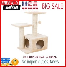 TRIXIE Valencia Scratching Post with Condo, T...