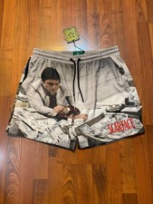NEW Scarface Movie Tony Montana Counting Money Machine Scene RARE Shorts L - XXL