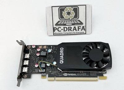 NVIDIA QUADRO P400 2GB GDDR5 Low Profile Bracket 3x MINI Display Port.