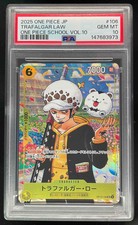 2025 One Piece Japanese School Vol. 10 106 Trafalgar Law PSA 10