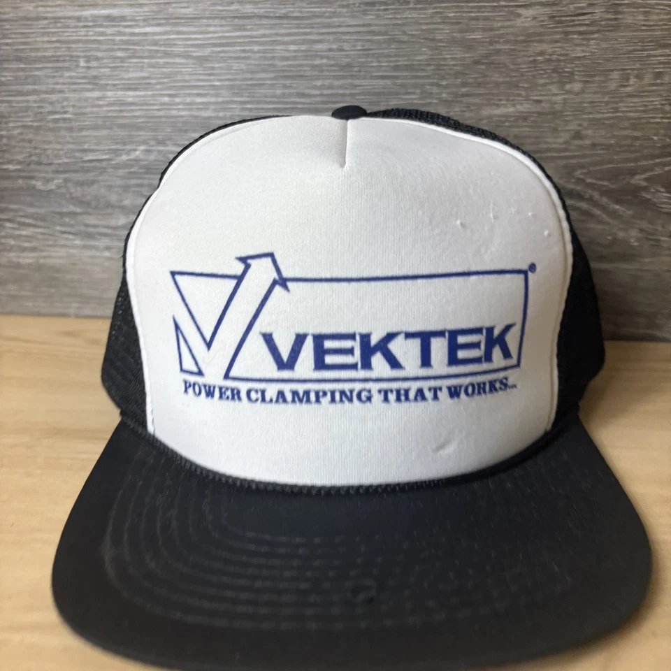 Gorra de colección Vektek gorra espalda a presión camionero sujeción eléctrica funciona para hombre ajustable Foto 2 de 4