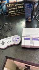 Nintendo Super NES Classic Edition SNES Console Gray Purple HDMI with Controller