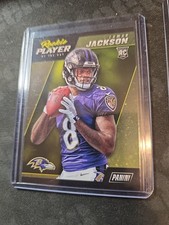 2018 LAMAR JACKSON PANINI PLAYER OF THE DAY ROOKIE CARD #R4 D26. rookie card picture