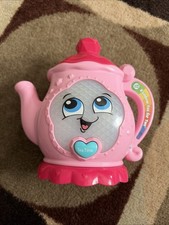 Leap Frog Pink Tea Time Pot with Lights and Sounds Rainbow Tea Time Working