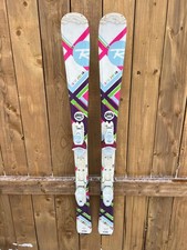 Alpine Downhill Snow Ski ROSSIGNOL FUN GIRL 47" Long Skis 120 cm with Bindings