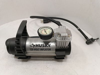 #ad Husky 120 Volt Inflator Pump Model 365 164 Portable 130psi 221 $29.99