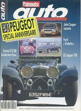 AUTO PASSION n°42 12/1990 Spécial PEUGEOT FERRARI 512BB JAGUAR SS100 FORD VEDETT