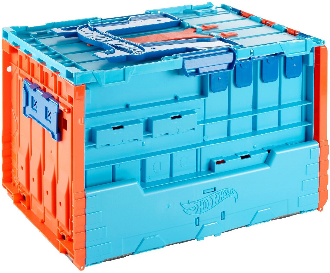 hot wheels track builder system race crate target