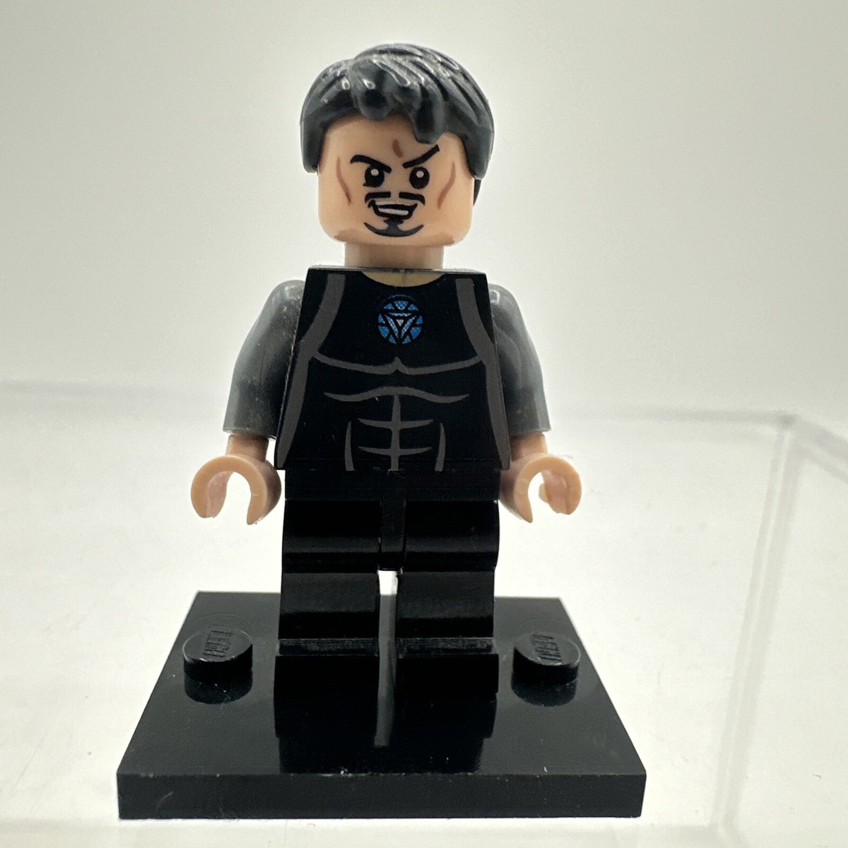 LEGO Marvel Iron Man 3 sh069 Tony Stark Black & Dark Bluish