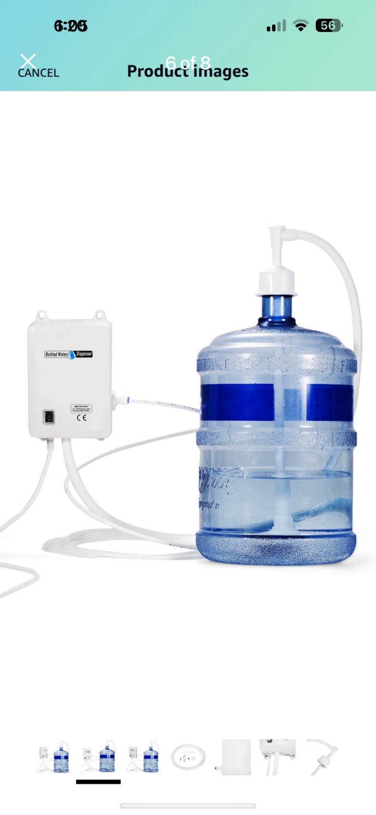 Bottled Water Dispenser Pump System 20Ft 110V AC US Plug Water