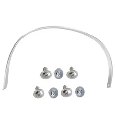 1969 Mustang Convertible/ Coupe Wheel Well Opening Trim Molding Rear/Left M3607